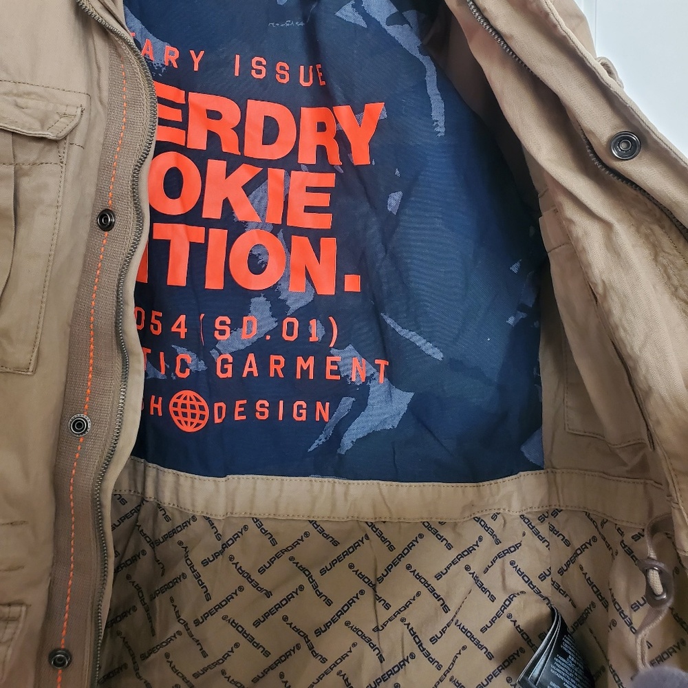 Super Dry Utility Jacket Size Medium - image 5